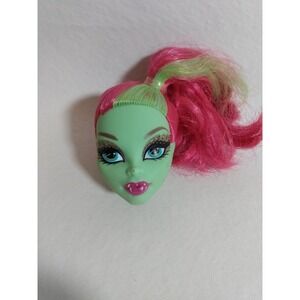 MONSTER HIGH DOLL Venus McFlytrap Fangtastic Fitness Mattel HEAD ONLY
